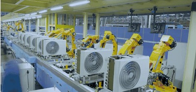 美的空调智能工厂 机器人对产品瑕疵的“零容忍”